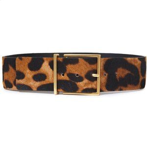 SANDRO Animal Printed Leather Belt NWOT
